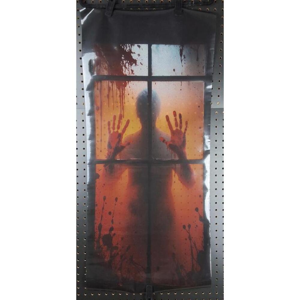 Spooky Halloween Bloody Window Cling Decoration